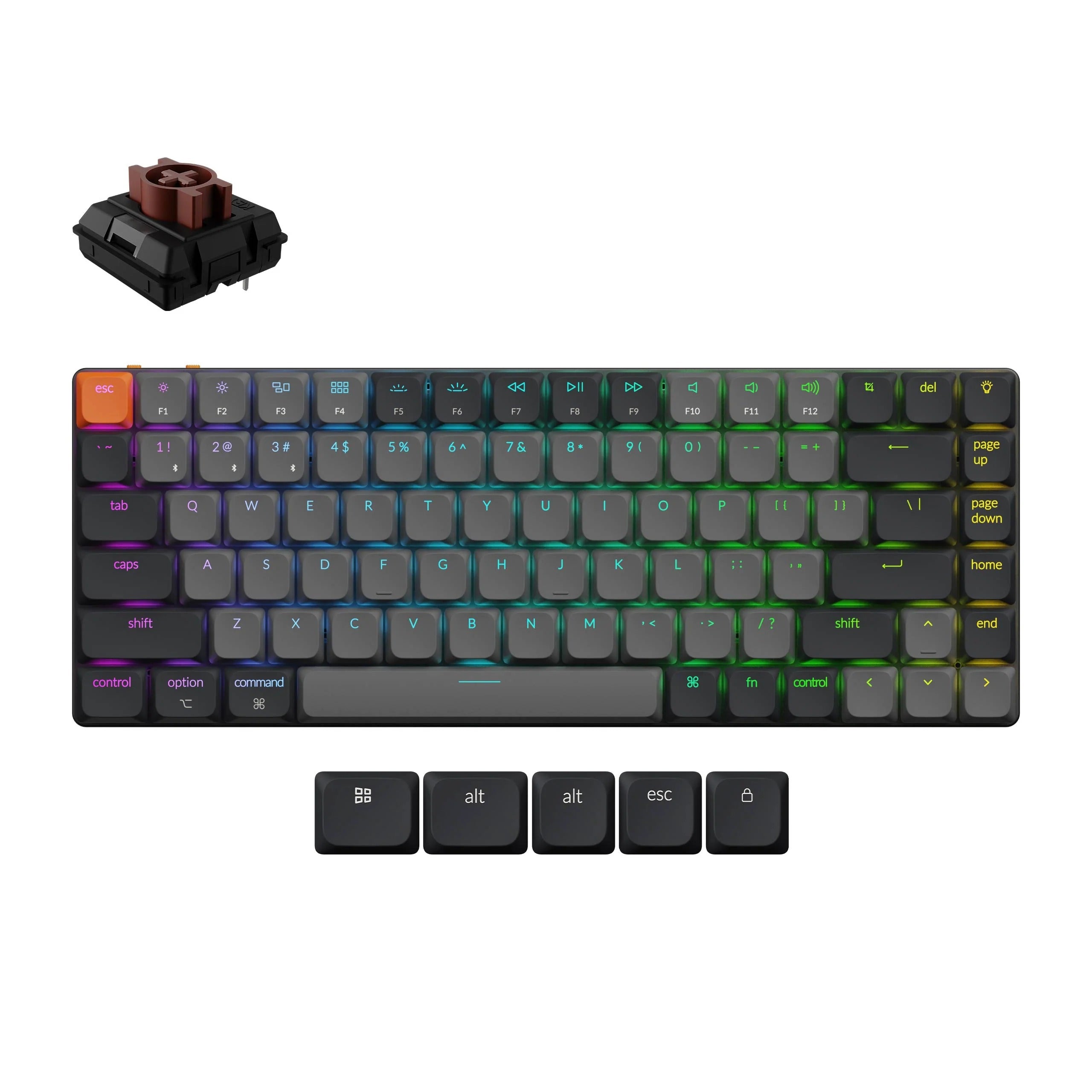 Keychron K3 薄型 Keychron K3 Versão 3 | Teclado Mecânico Low Profile Wireless