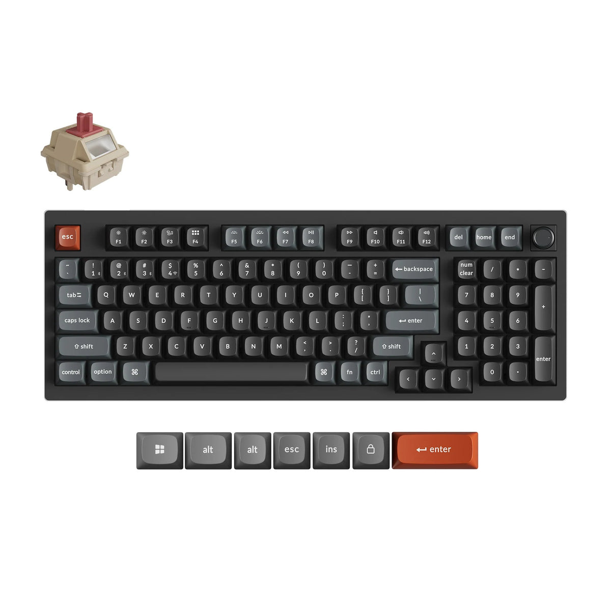 Keychron V5 Ultra 8K Teclado Mecânico Custom Wireless