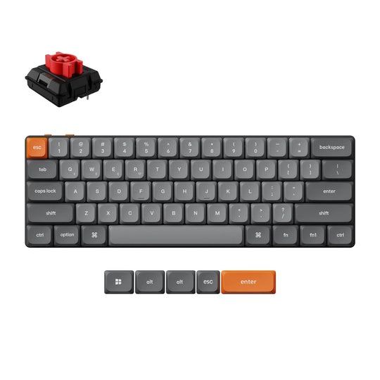 Keychron K9 Max QMKTeclado Mecânico Custom Wireless