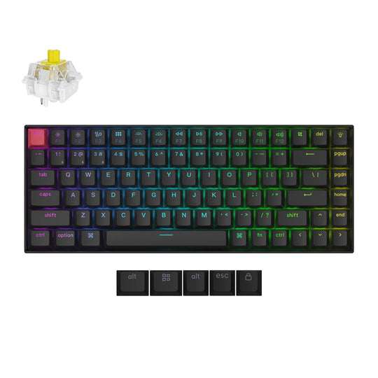 Keychron K2 QMK Teclado Mecânico Wireless (Versão 3)