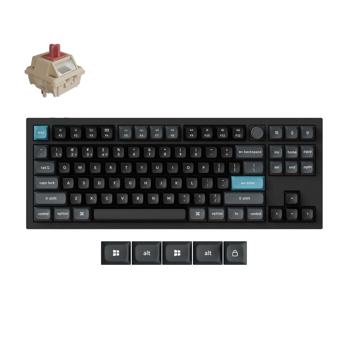 Keychron Q3 Ultra 8K Teclado Mecânico Custom Wireless