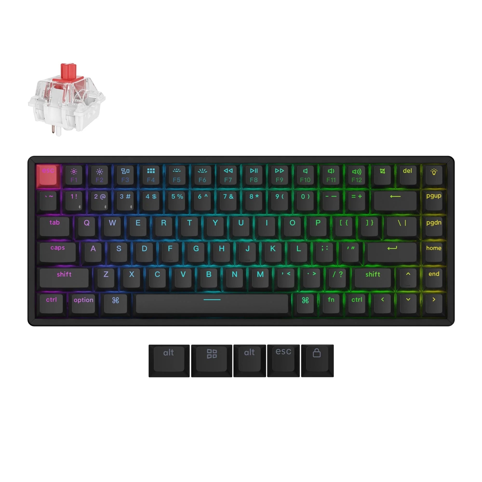 【美品】Keychron K2 Ver3 Keychron K2 Versão 3 | Teclado Mecânico 75% Wireless – Keychron Brasil