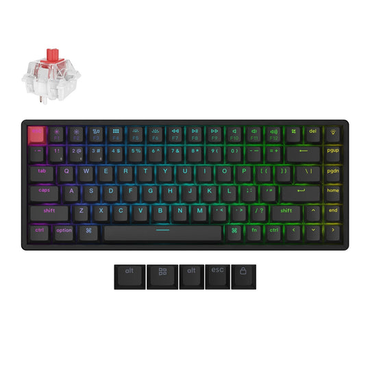 Keychron K2 QMK Teclado Mecânico Wireless (Versão 3)