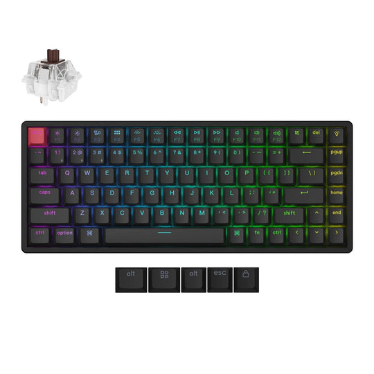 Keychron K2 QMK Teclado Mecânico Wireless (Versão 3)