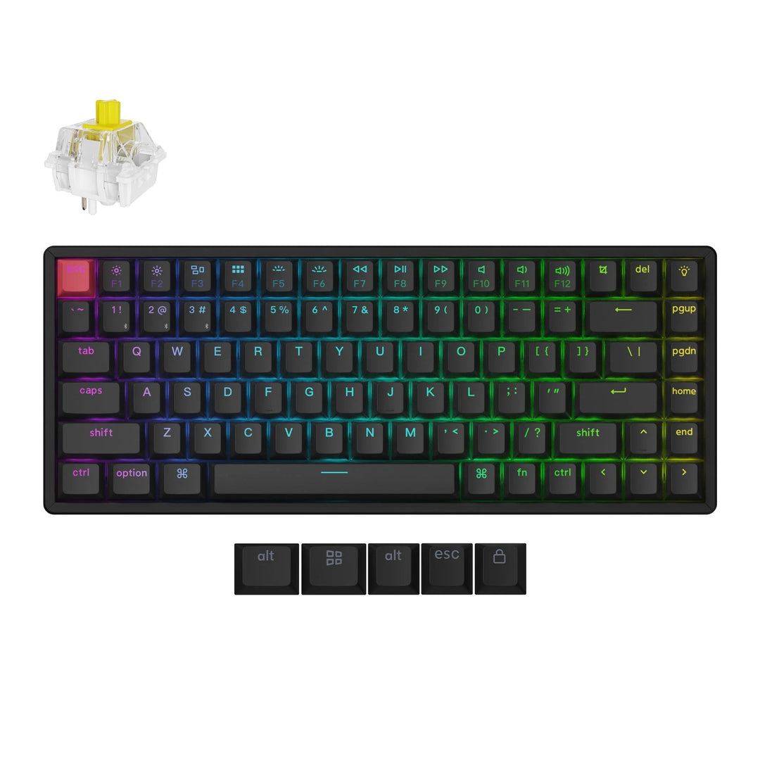 Keychron K2 QMK Teclado Mecânico Wireless (Versão 3)