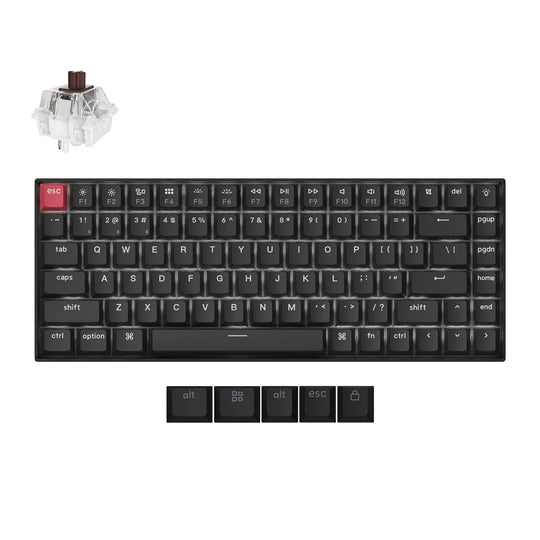 Keychron K2 QMK Teclado Mecânico Wireless (Versão 3)