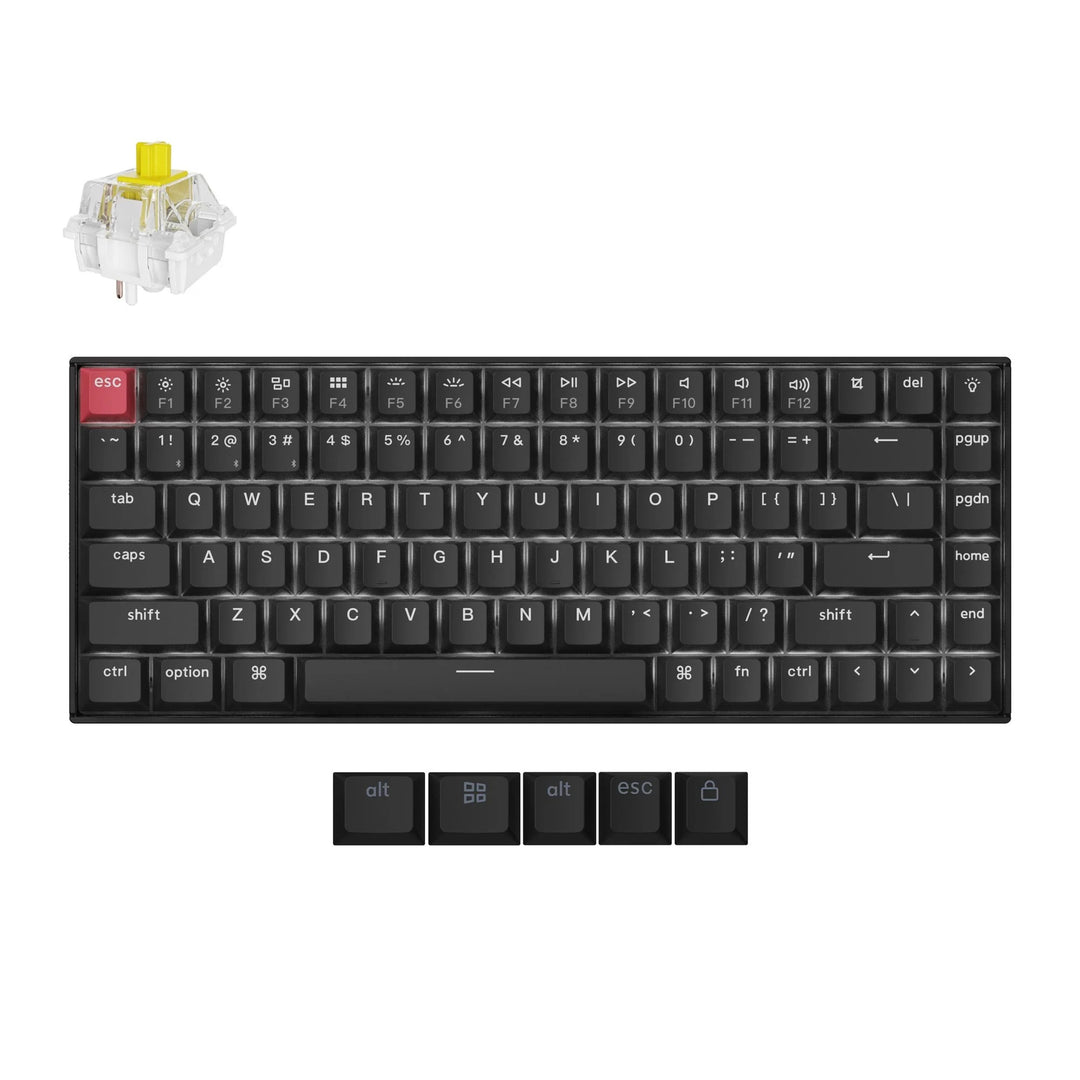 Keychron K2 QMK Teclado Mecânico Wireless (Versão 3)