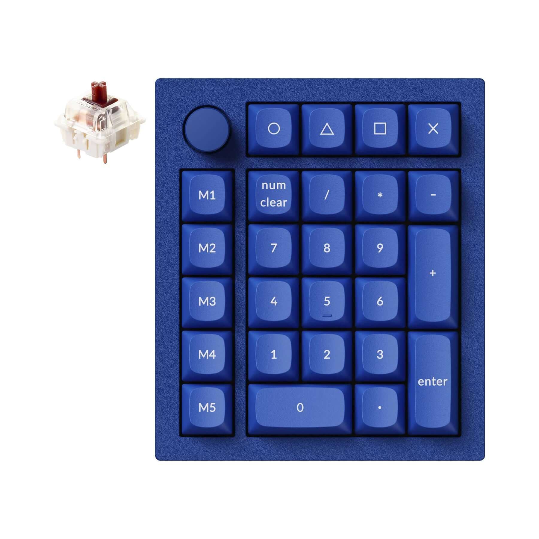 美品 Keychron Q0 QMK カスタム ナンバー パッド 青軸 Keychron Q0 Plus - Teclado Numérico Custom QMK – Keychron Brasil