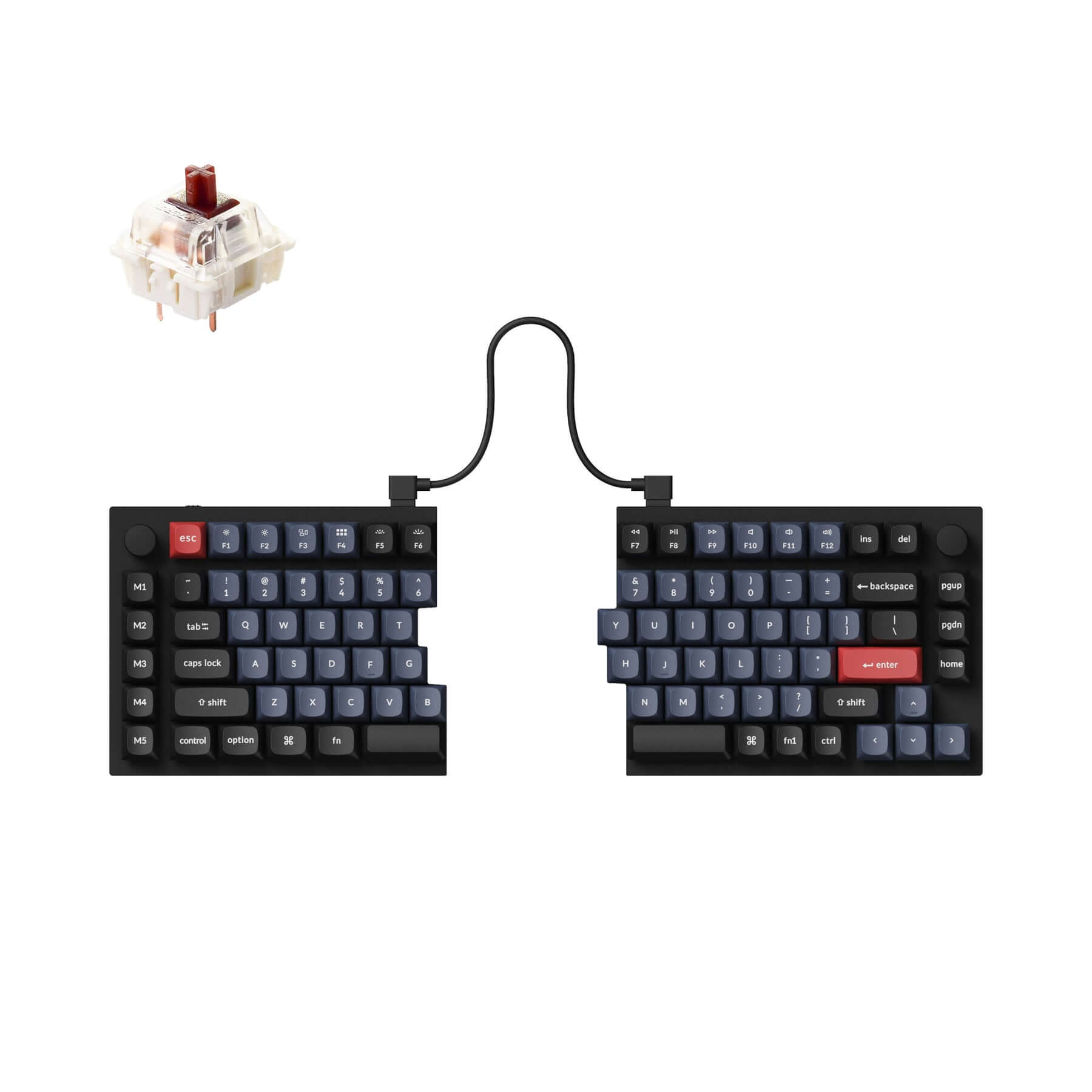 Keychron Q11 75% Mechanical Keyboard（赤軸） Keychron Q11 | Teclado Split Mecânico 75% – Keychron Brasil